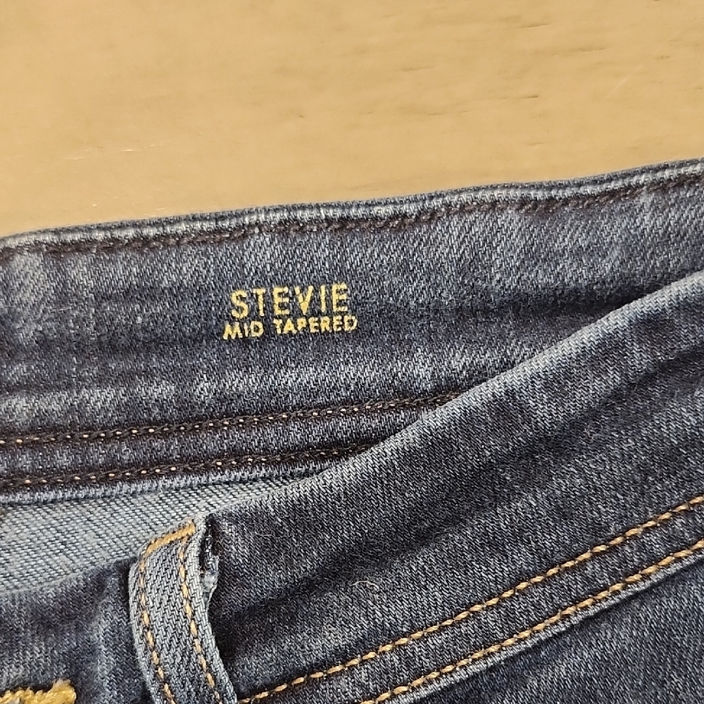 💙Fidelity Denim -  Indigo Skinny Jeans "Stevie Mid Tapered" Style - Picture 3 of 8